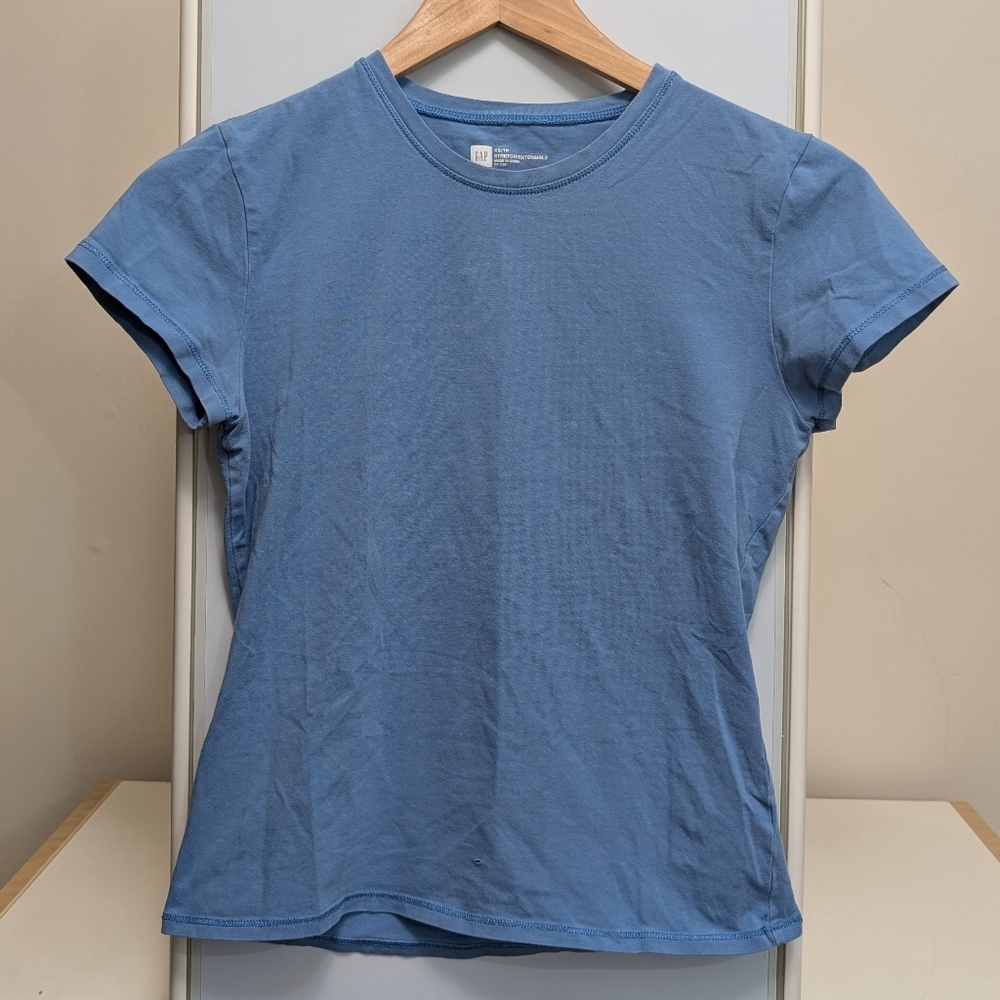 Gap xsmall Stretch Blue Short Sleeve T-Shirt